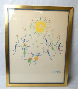 Pablo Picasso The Dance of Catalonia Lithograph Framed Print 1959